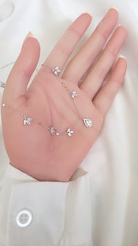 قلادة (شوكر) فضة عيار 925 - صورة 2