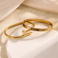 اسوارة مسمار مع اسواره لوف زركون - صورة 4