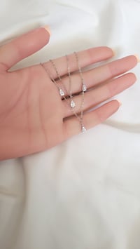 قلادة (شوكر) فضة عيار 925 - صورة 3