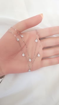 قلادة (شوكر) فضة عيار 925 - صورة 3