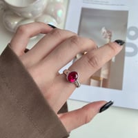 خاتم فضة عيار 925 - صورة 2