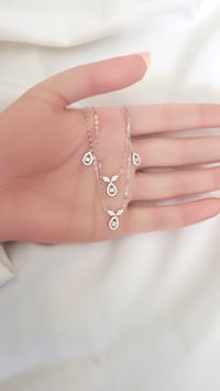 قلادة (شوكر) فضة عيار 925 - صورة 3