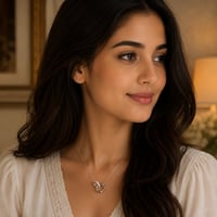 قلادة فضة عيار 925 - صورة 1