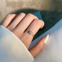 خاتم فضة عيار 925 - صورة 2