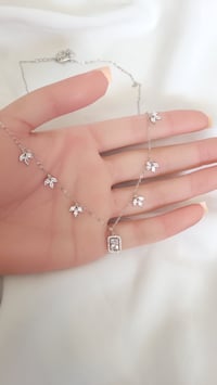 قلادة (شوكر) فضة عيار 925 - صورة 3