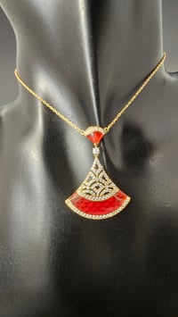 عقد موديل بولجري أحمر - صورة 2