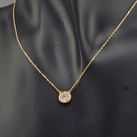 عقد موديل كارتير حجر زركون فخم  - صورة 1