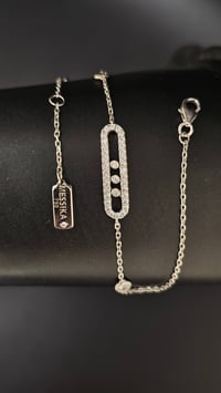 اسوارة موديل مسيكا ذهب ابيض - صورة 2