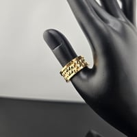 خاتم بولجري عيار 18  - صورة 2