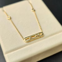 عقد مسيكا ذهبي الفريم - صورة 2