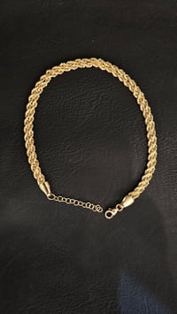 اسوارة انسيال روب تشين ذهب عيار 18 - صورة 2