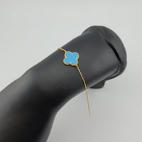 اسوارة انسيال موديل فان كليف فيروزي - صورة 2