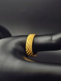 دبلة ذهب موديل تركي عيار 21 - صورة 4