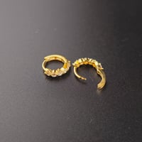 حلق ذهب كوري - صورة 2