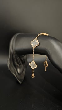 اسوارة ذهب عيار 18 لون الذهب روز بنكي - صورة 1