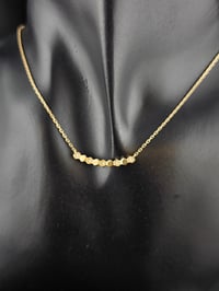 عقد موديل شومية ذهب اصفر - صورة 3