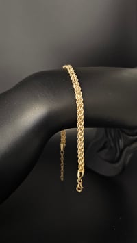 اسوارة انسيال روب تشين ذهب عيار 18 - صورة 1