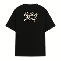  Hattan Al Saif Black T-Shirt - صورة 2