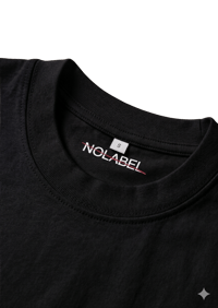 NOLABEL Oversized T-Shirt — Classic Black - صورة 2