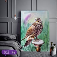 180 - الصقر رسمة زيتية - صورة 2