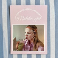 بطاقة ماتشا قيرل | Matcha Girl Card - صورة 1