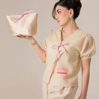 HÉRLEN Set in Butter yellow - صورة 1