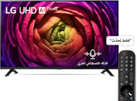 تلفزيون ذكي بشاشة 65 بوصة من LG، سلسلة UR73 بدقة UHD 4K بنظام تشغيل WebOS، جهاز تحكم عن بعد سحري، معالجة فيديو HDR10 برو 4K وصوت بتقنية الذكاء الاصطناعي (5.1 قناة)، 65UR73006LA، أسود - صورة 2