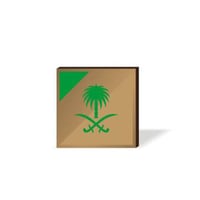 بروش سيفين ونخله - برونز - صورة 1