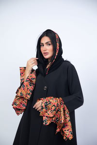عباية كريب أسود - صورة 4