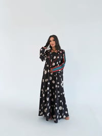 عباية كريب مطبوع خاص لbash-mena - صورة 1