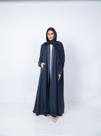 عباية حرير ياباني بقصة عصرية - صورة 2