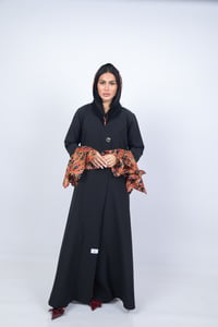 عباية كريب أسود - صورة 2