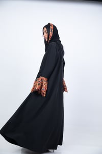 عباية كريب أسود - صورة 3