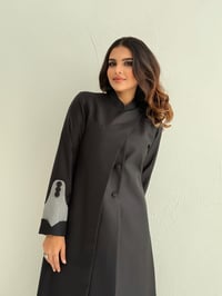 عباية رسمية من الكتان - صورة 4