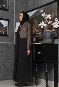 عبايه أسود مع جاكيت - صورة 3