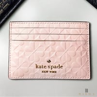 محفظة بطاقات ورديّة | Kate Spade - صورة 1