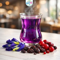 Butterfly Pea Flower with Cranberry, Apple and Raisin (1kg) (12 pouches - 83.3g) - Image 1