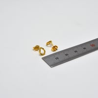 حلق ايطالي ذهب 21 - صورة 2