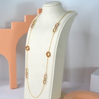 سبحة ايطالي ذهب 18 - صورة 1