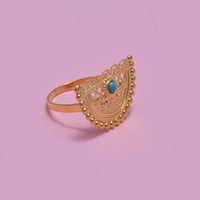 خاتم عشارج ذهب 21 - صورة 2