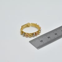 خاتم نابولي ذهب 18 - صورة 2