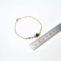 سوار احجار ذهب 18 - صورة 3