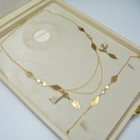 طقم ايطالي ذهب 18 - صورة 1
