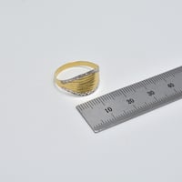 خاتم نابولي ذهب 18 - صورة 2
