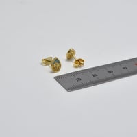 حلق ايطالي ذهب 18 - صورة 2