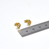 حلق ذهب 18 - صورة 2