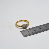 خاتم ايطالي ذهب 18 - صورة 2