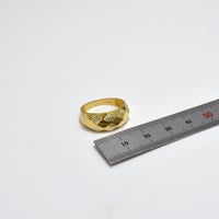 خاتم ايطالي ذهب 18 - صورة 2