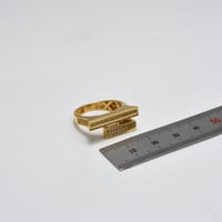 خاتم ايطالي ذهب 18 - صورة 2