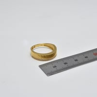 خاتم ايطالي ذهب 18 - صورة 2